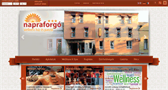 Desktop Screenshot of napraforgopanzio.hu